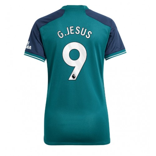 Fotbalové Dres Arsenal Gabriel Jesus #9 Dámské Alternativní 2023-24 Krátký Rukáv